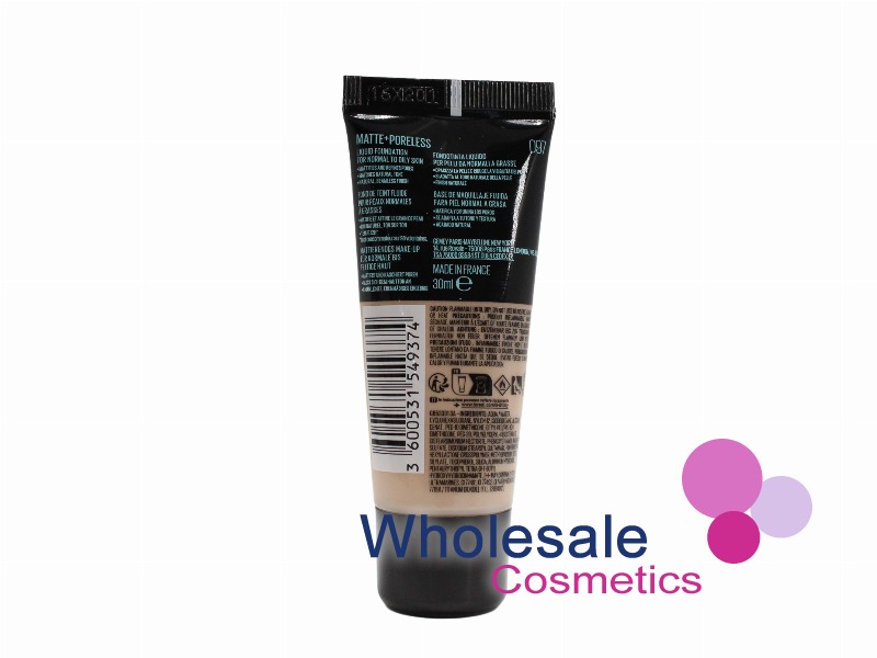 6 x Maybelline Fit Me Matte & Poreless Liquid Foundation - 97 NATURAL PORCELAIN